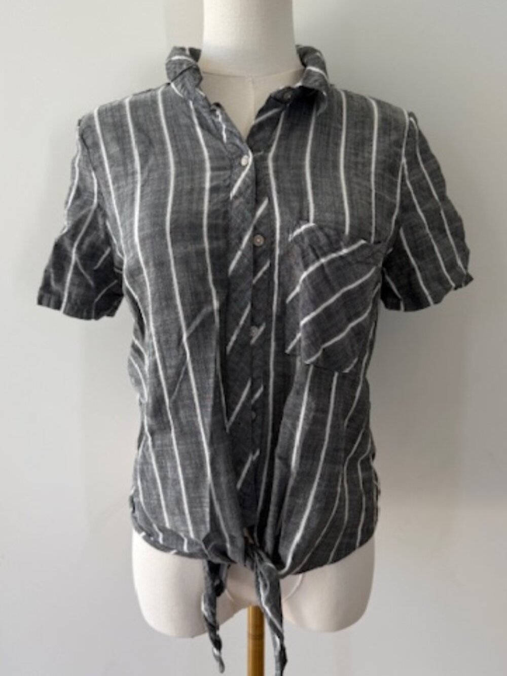 Striped Button-Down Shirt